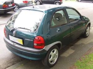 Opel Corsa B Heckansicht