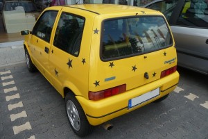 Fiat Cinquecento Sporting Heck schräg