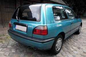 Nissan Sunny N14 Dreitürer Heck