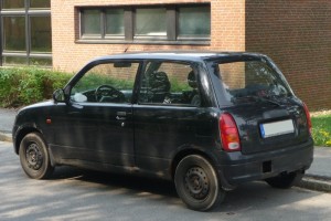 Daihatsu Cuore Typ L7 Heck