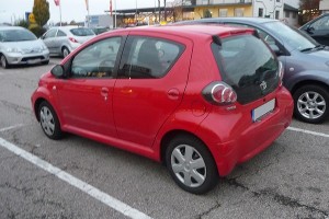 Toyota Aygo nach Facelift Heck