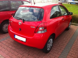Toyota Yaris II Typ XP9 Heckansicht